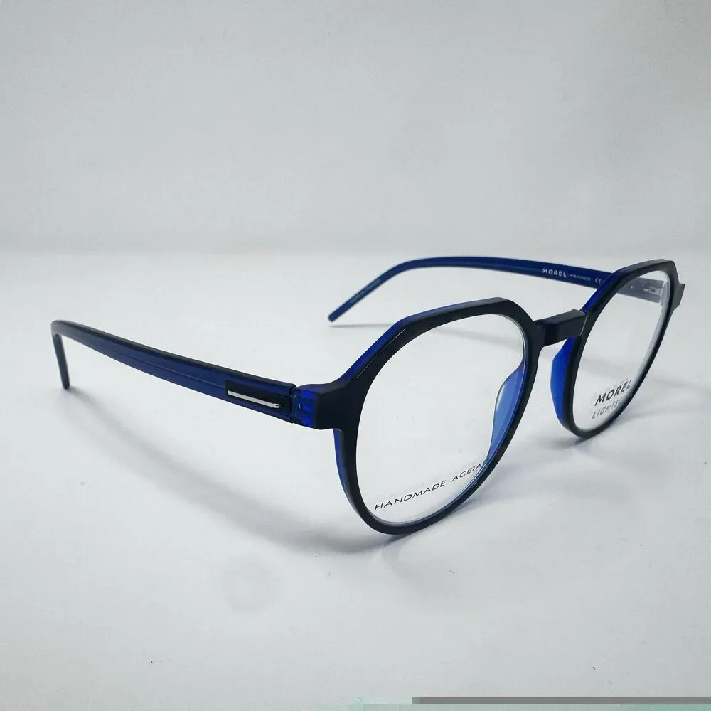 Morel Lightec 30255L 48-21-140 Eyeglass Frames Blue France